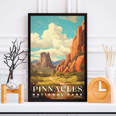 Pinnacles National Park Poster, Travel Art, Office Poster, Home Decor | S6 - image5